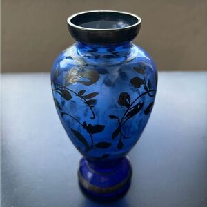 Italian cobalt blue vase